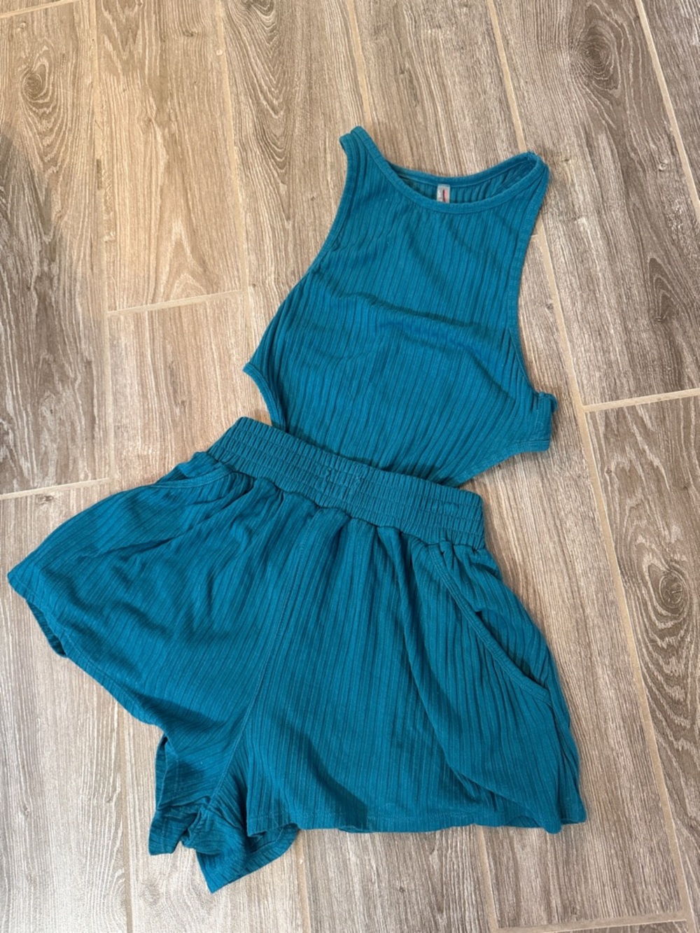 Free People Movement Blissed Out Romper in Teal Womens XS FP